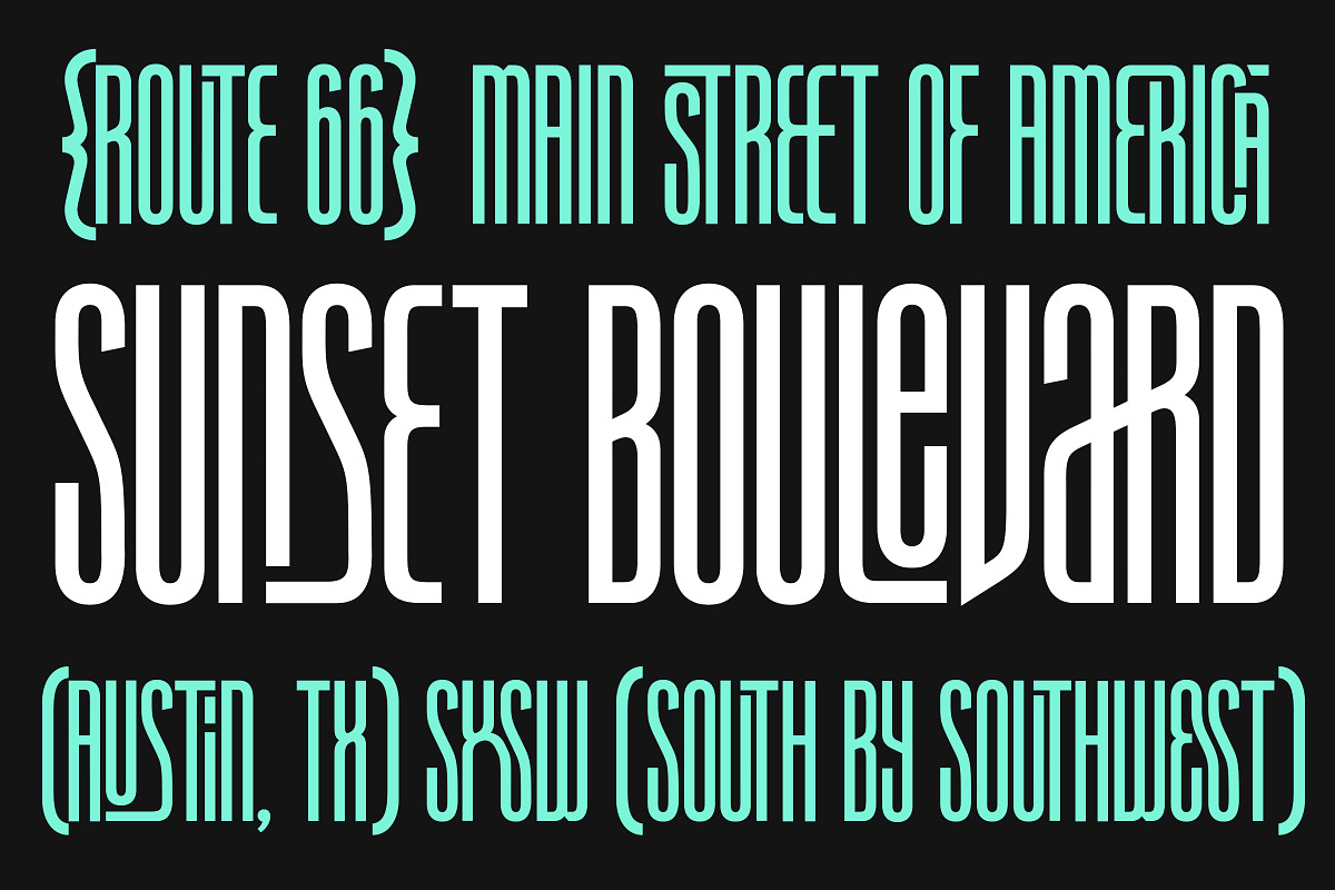 Hillhurst - Sans Serif Ligature Font, a Sans Serif Font by Surplus Type Co (Photo 7 of 8)