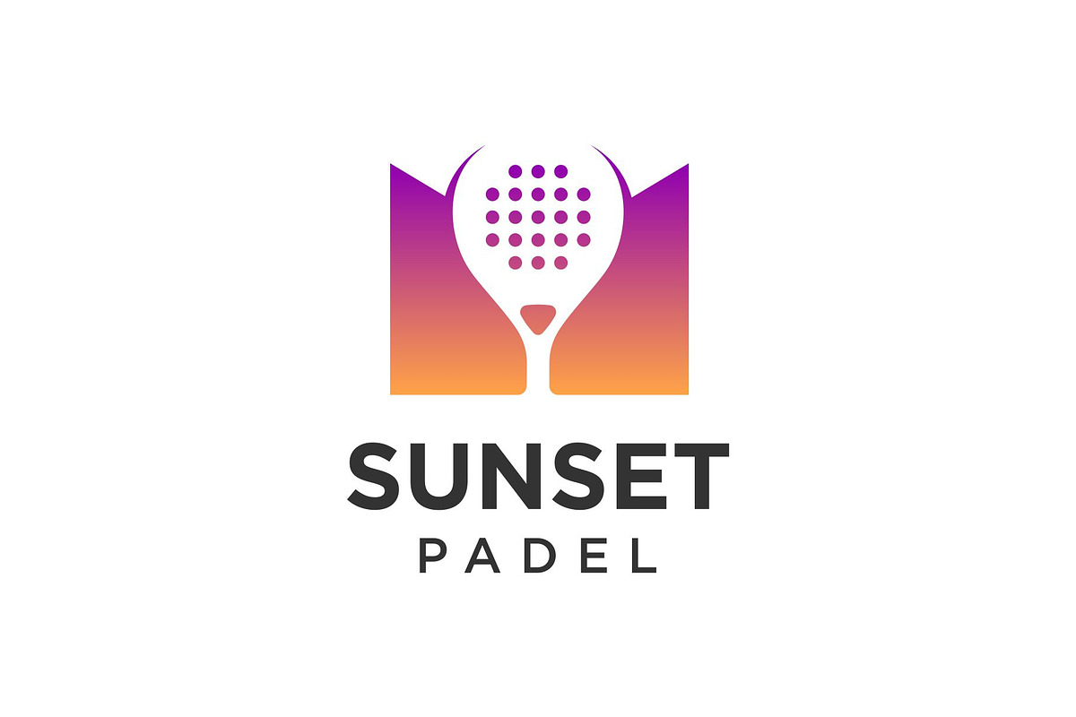 Letter M Sunset Padel Logo, a Branding & Logo Template by Buqancreative (Photo 1 of 2)