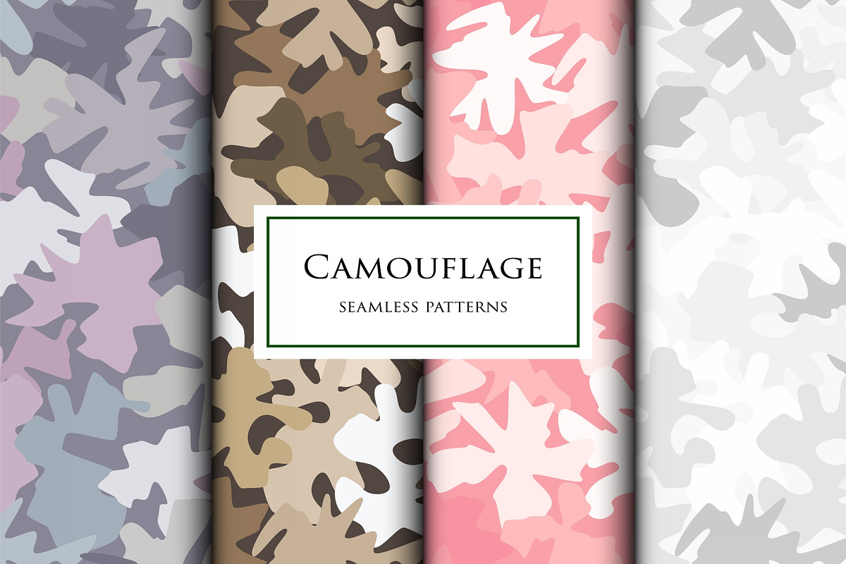 Camouflage seamless patterns set, a Pattern Graphic by ArchonDigitalShop (Photo 8 of 8)