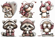 Quirky Animals PNG Clipart, an Illustration by Libby Wishes (Thumbnail 2 of 7)
