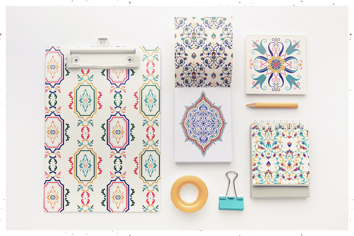Arabesque Ornaments Collection, a Decorative Illustration by GVGraphics (Photo 3 of 15)