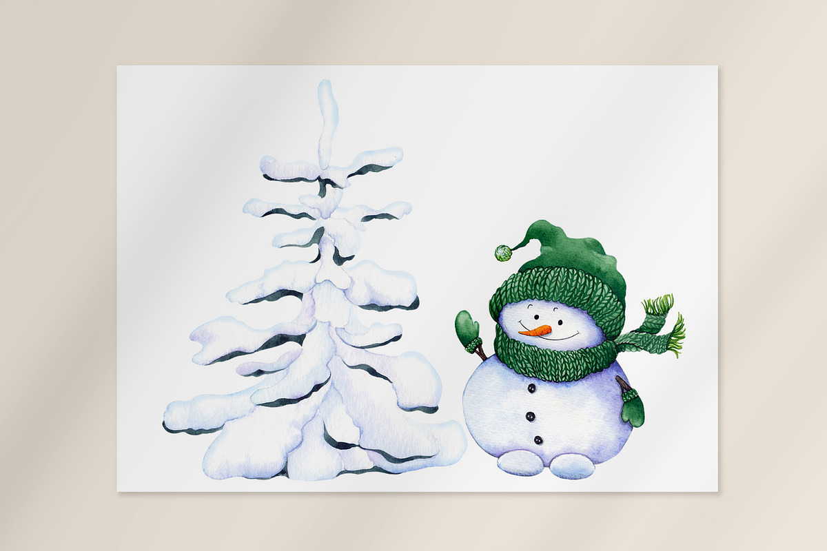 Christmas snowmen & gnomes, an Illustration by Jeanna Draw (Photo 11 of 17)