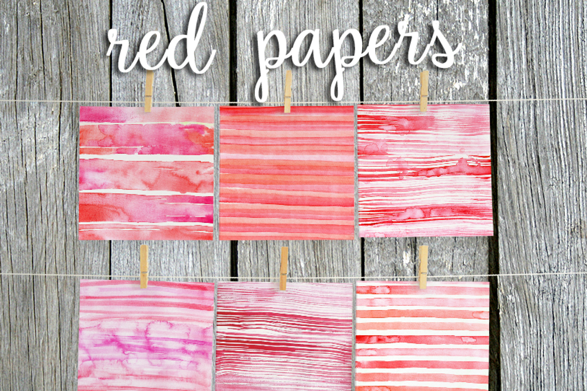 Watercolor Stripes Texture Papers, a Texture Graphic by Sinziana Romanescu (Photo 7 of 11)
