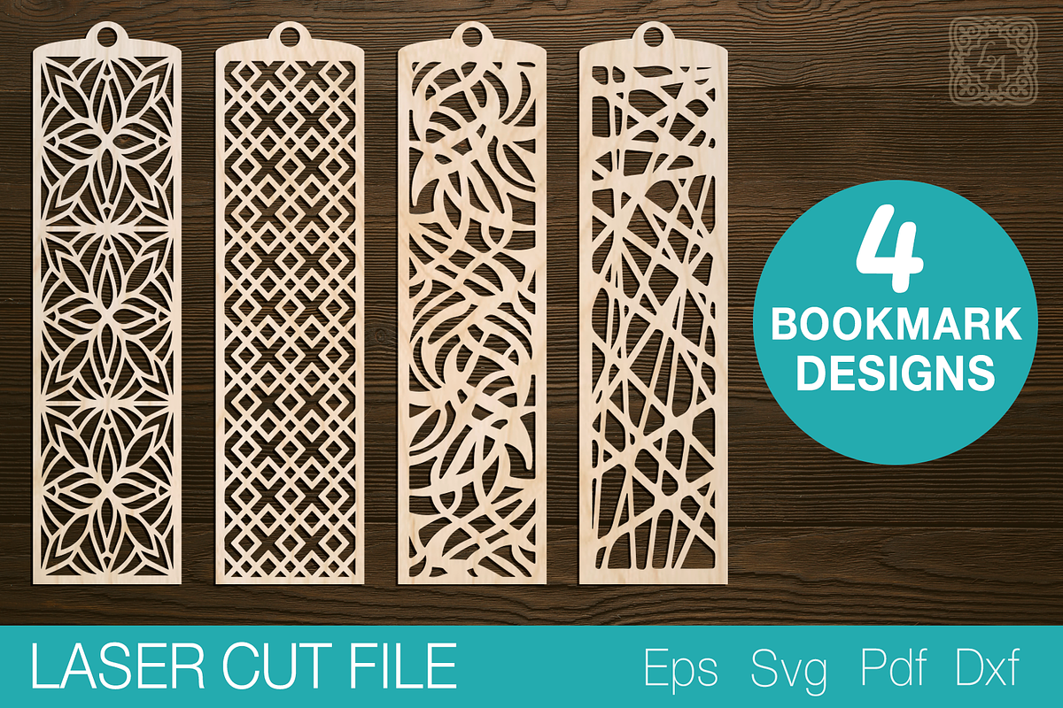 Bookmark Laser Cut SVG, a Templates & Theme by Lerina Art (Photo 1 of 3)