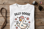 Silly Goose Club Member T-Shirt PNG, a Shirt Mockup by Vector Stall (Thumbnail 9 of 15)