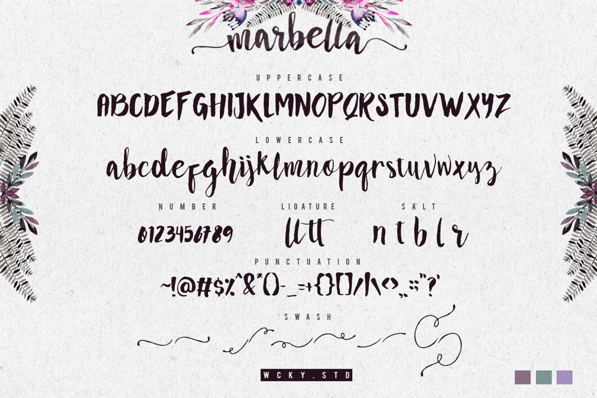Marbella Typeface preview 6