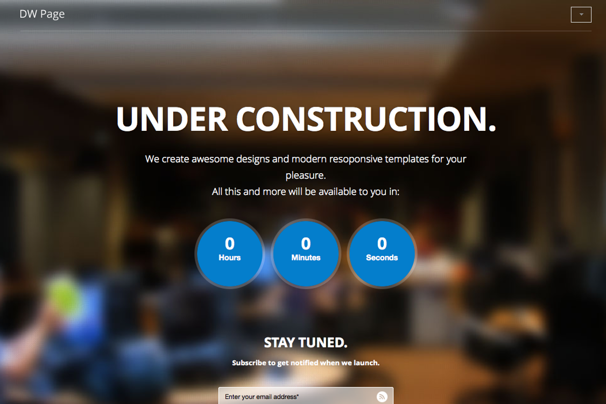 DW One Page Modern - WordPress Theme, a WordPress Template by DesignWall (Photo 2 of 3)