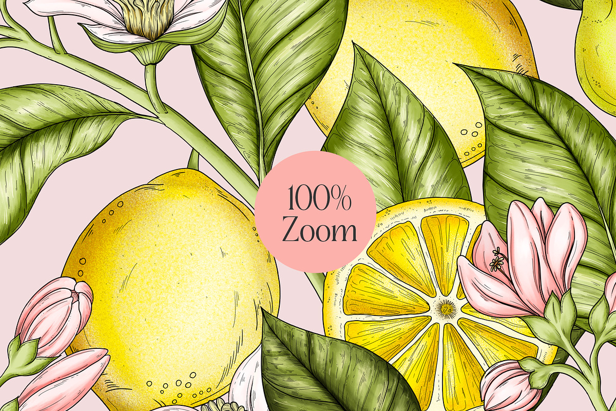 Pink Lemonade Patterns & Motifs, a Pattern Graphic by MenoMelo Studio (Photo 5 of 7)