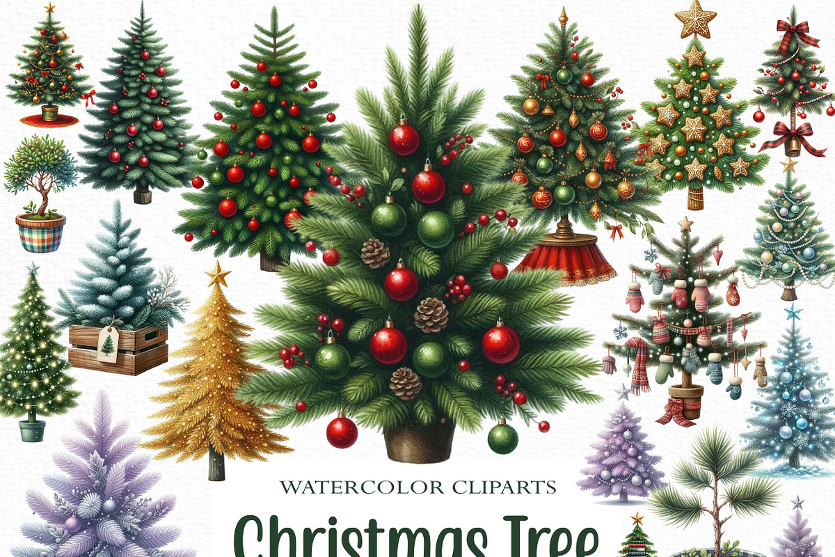 Christmas Tree PNG, an Illustration by Craft Nest (Photo 1 of 6)
