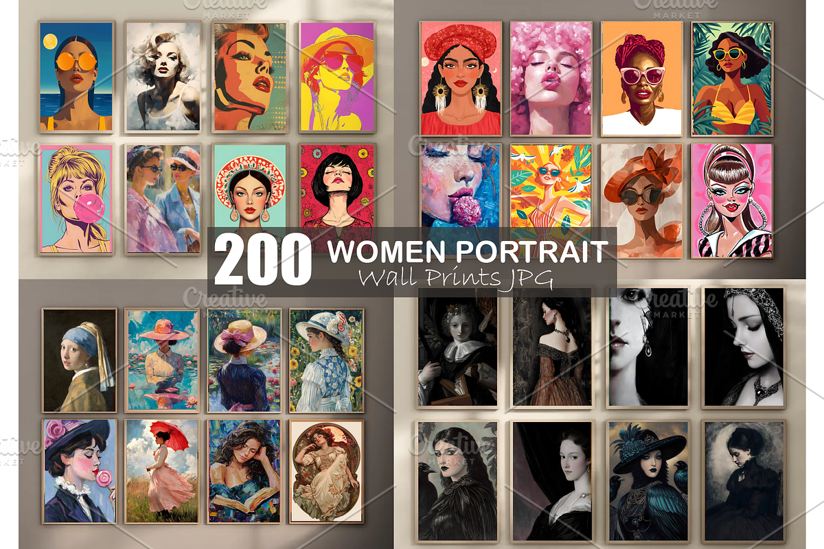 Women Portrait, Women wall Posters, a Wallpaper Photo by Chipshpow Graphics (Photo 1 of 10)