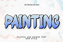 Painting | Script Font