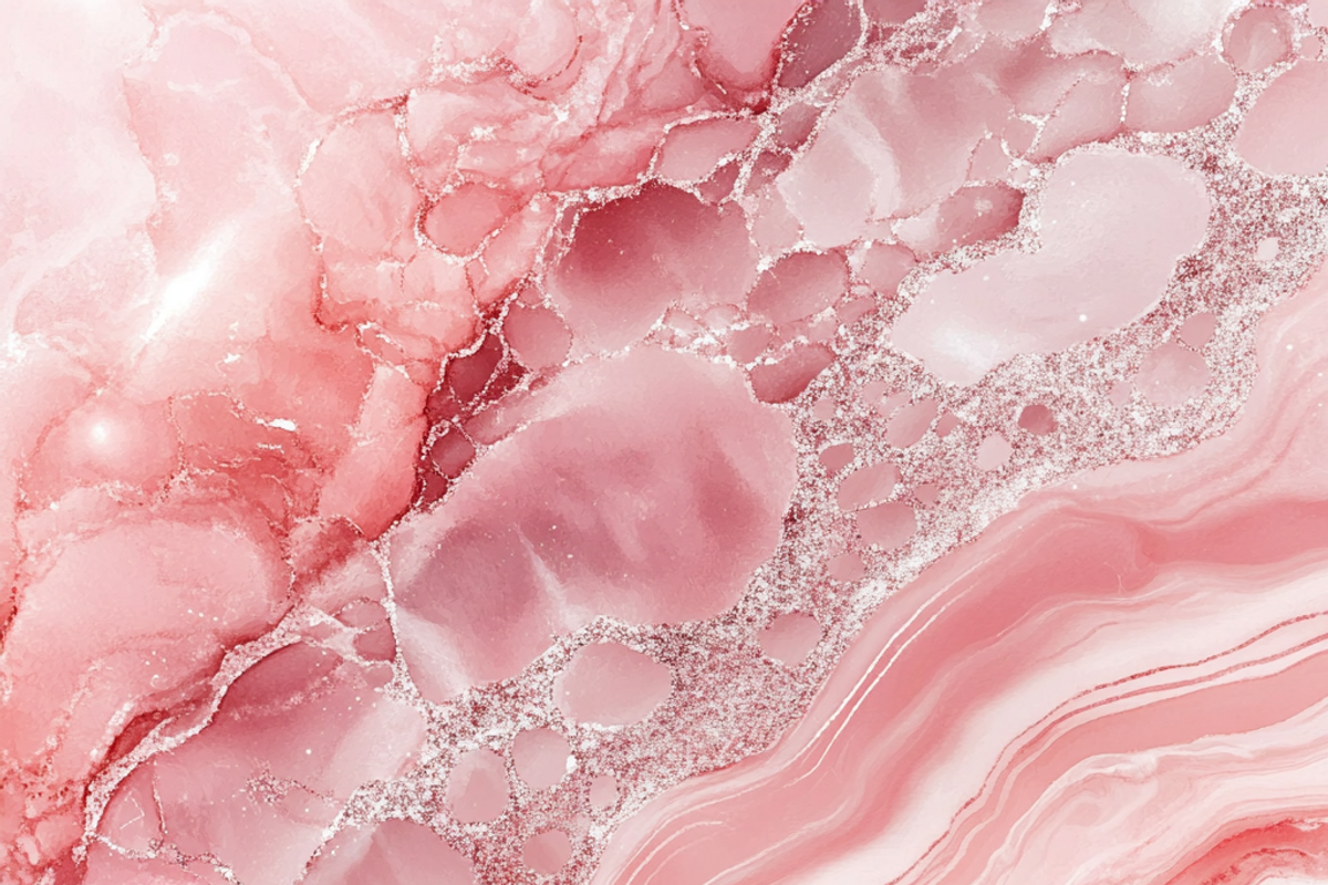Blush Rose Quartz & Silver Veins, a Pattern Graphic by Printable Treasure (Photo 5 of 6)