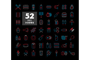 52 Barbecue And Bbq Grill Icon