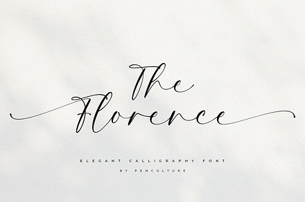 The Florence Calligraphy Font