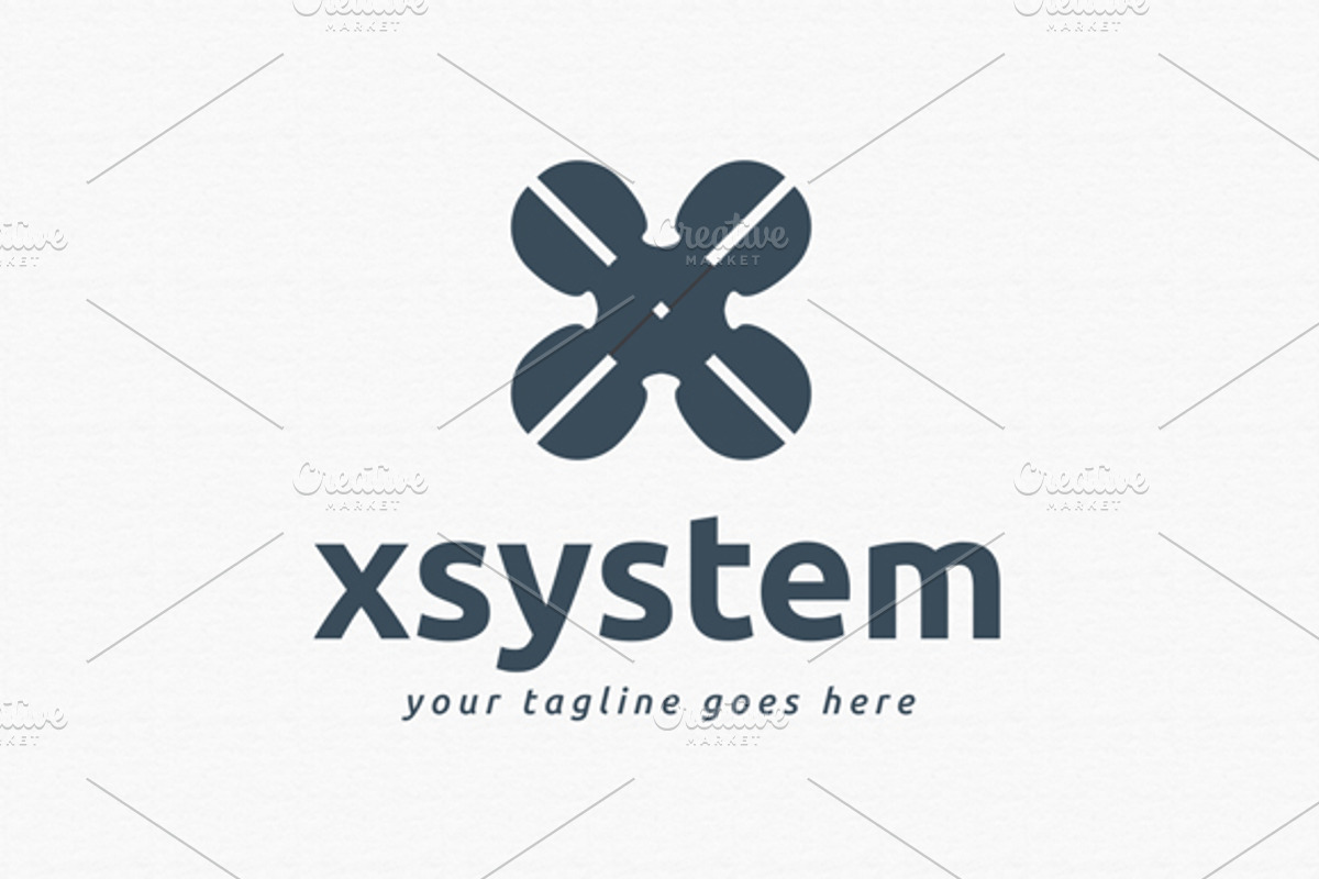 X System Logo Template, a Branding & Logo Template by PixaSquare (Photo 3 of 4)
