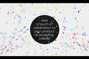 Confetti Cannon Video Overlay Pack, a Background Graphic by Enchanted Studios (Thumbnail 2 of 5)