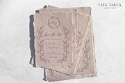 Powder Blush Weddding Invitations, a Stationery Template by Liza Takla (Thumbnail 2 of 2)