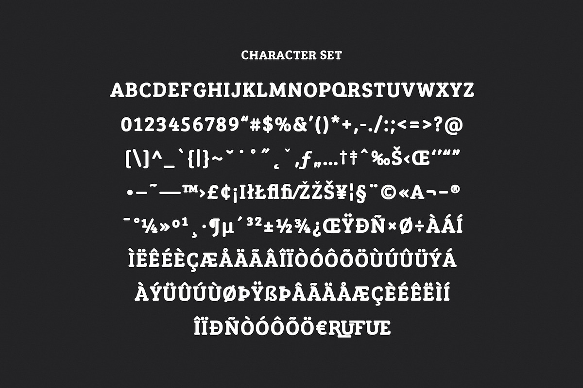 Rufel Rounded Slab Serif Display, a Sans Serif Font by Maulana Creative (Photo 12 of 20)