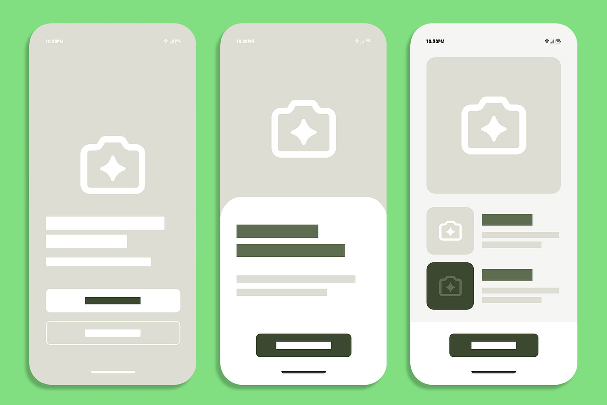 Modern Mobile App UI UX Wireframe, a Wireframe Template by MightyDesign (Photo 2 of 7)