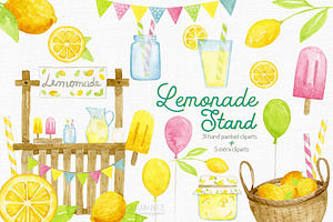 Lemonade Stand Clipart