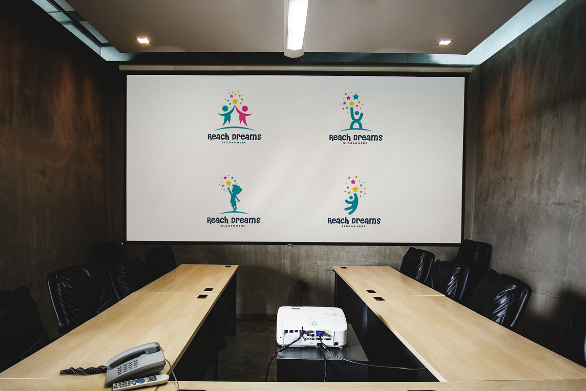 Set of Reaching Star logo, a Branding & Logo Template by Lucky Creative (Photo 3 of 4)