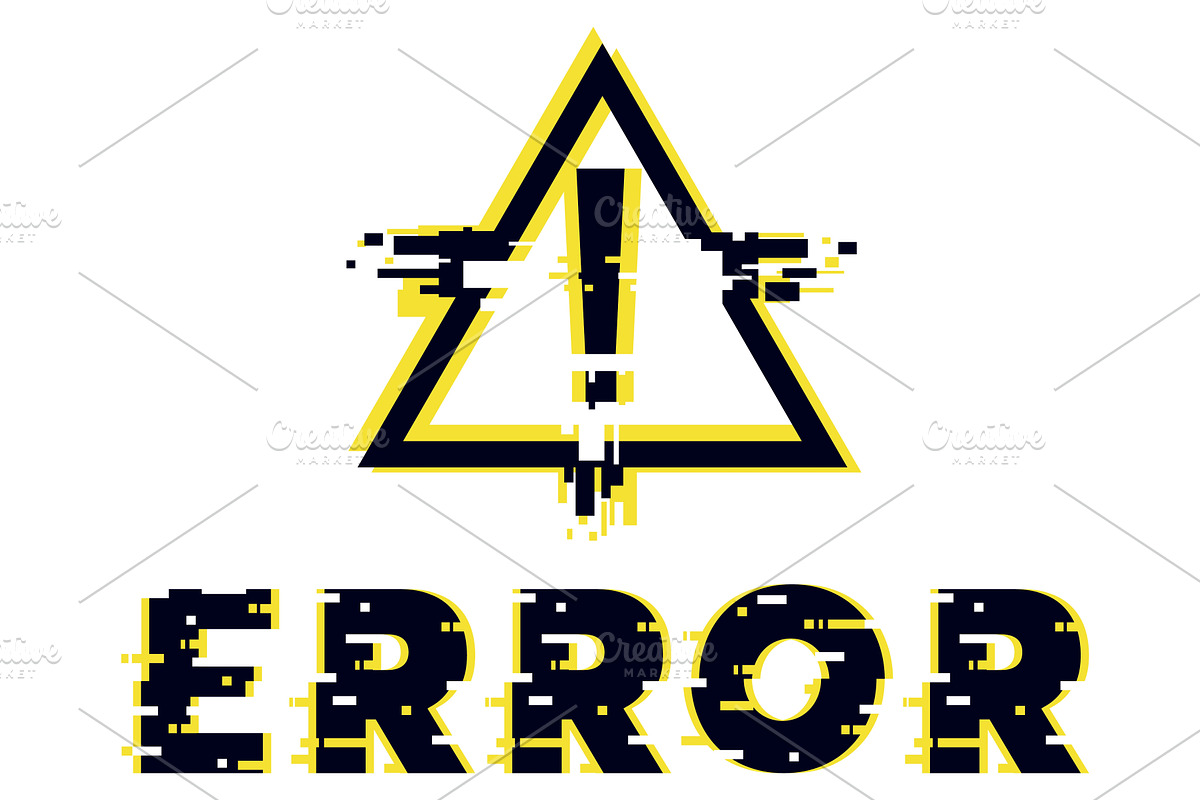 Warning sign with exclamation mark, a Technology Illustration by Vectorbuum