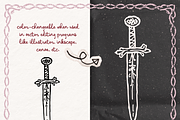 Romantasy Clipart, Book Doodles, an Object Illustration by The October Creative (Thumbnail 2 of 6)