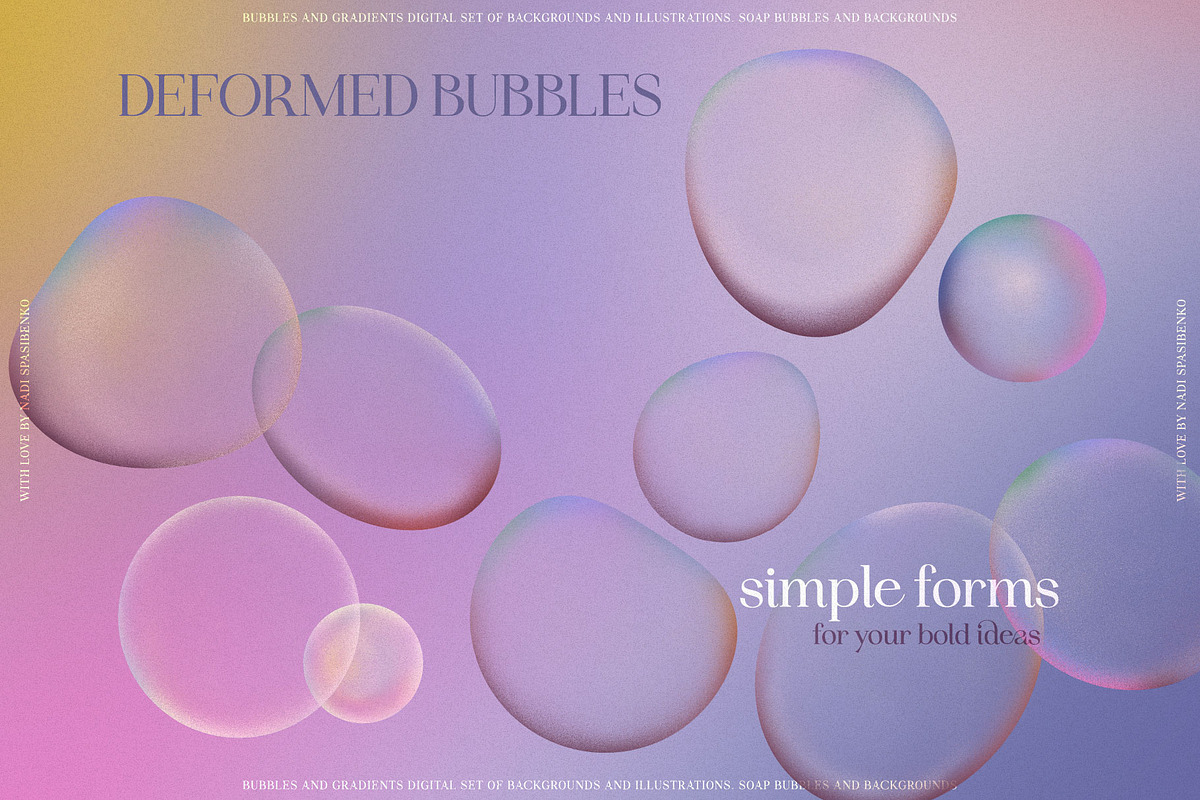 Bubbles & Colorful Gradients, a Wallpaper Graphic by nadispasibenko (Photo 8 of 15)