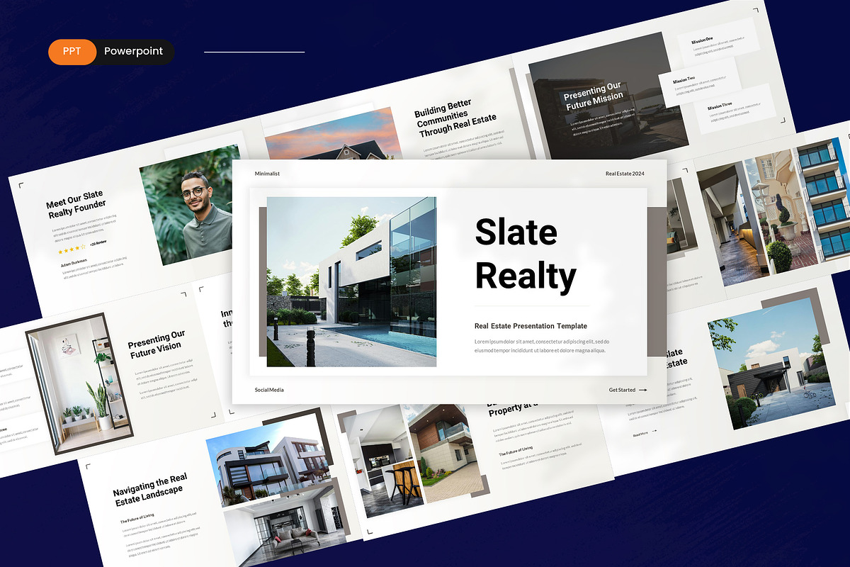 Real Estate Powerpoint Presentation, a Presentation Template by Salamahtype (Photo 1 of 6)