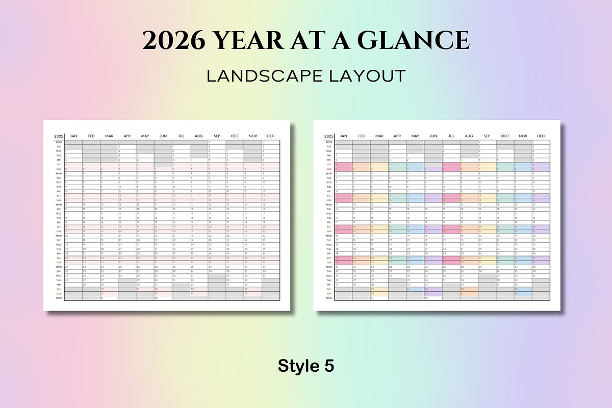 2026 Year at a Glance preview 7