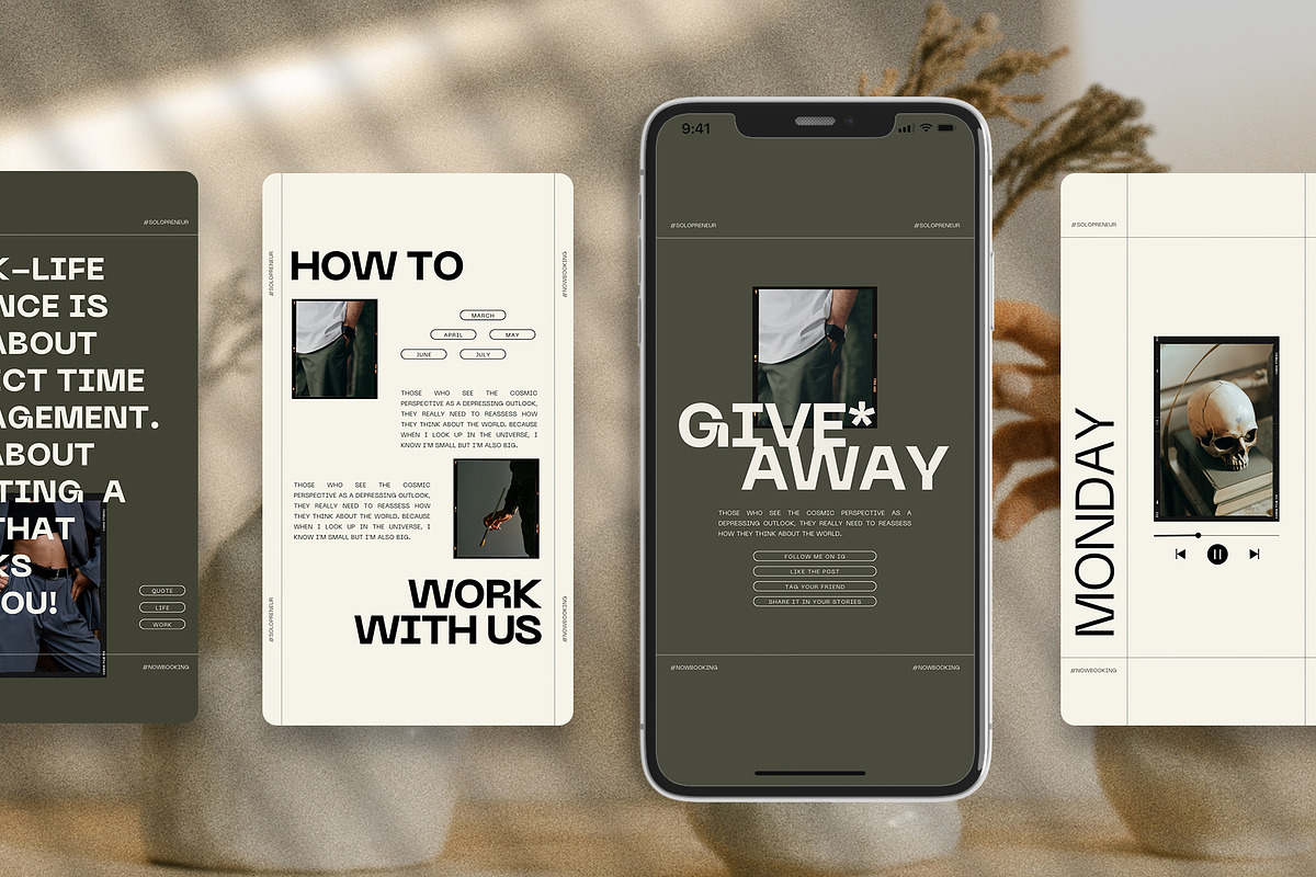 Grace - Aesthetic Social Media Pack, a Social Media Template by SilverStag Type Foundry (Photo 20 of 38)