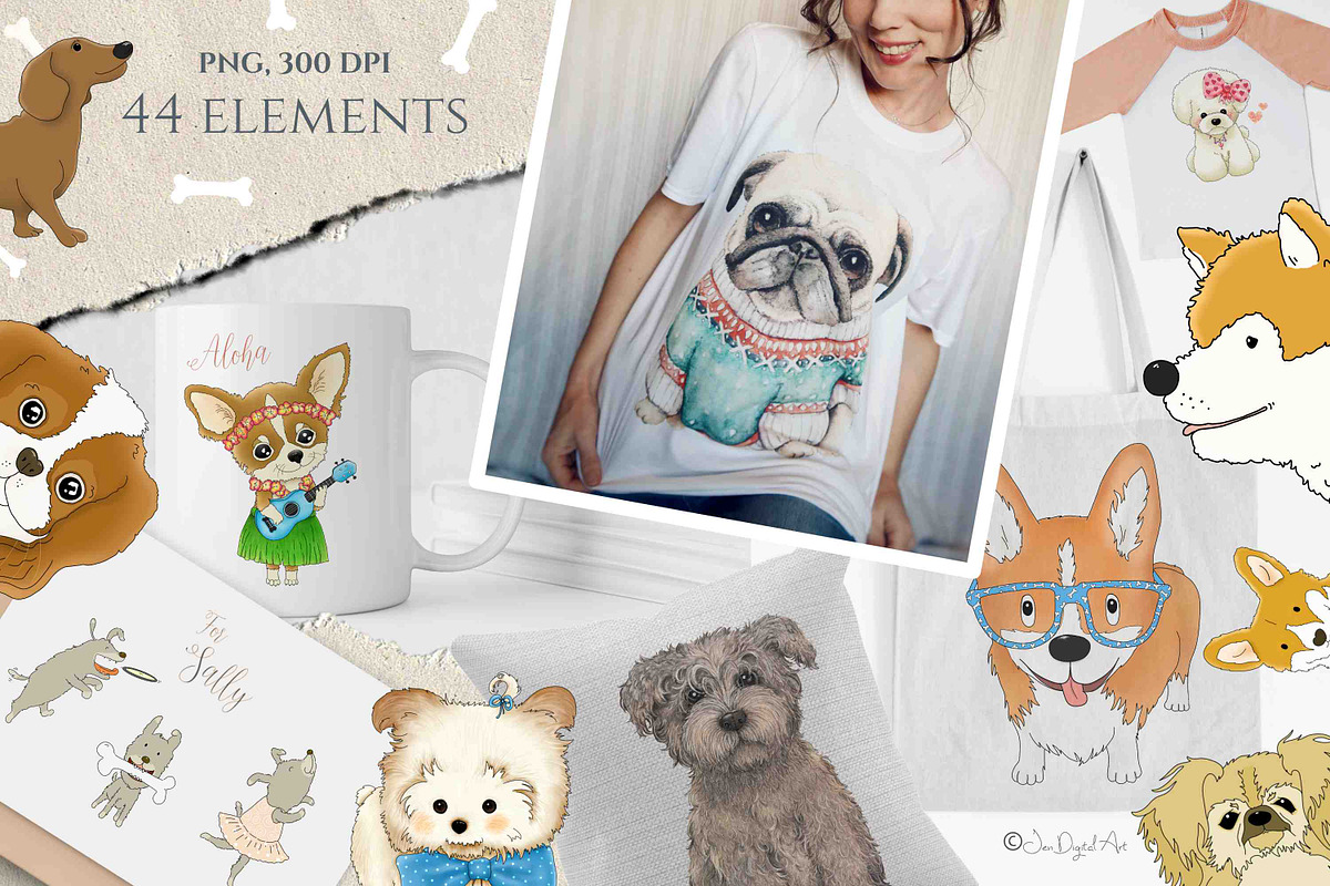Dogs - The Big Collection, a Graphic by Jen Digital Art (Photo 6 of 6)