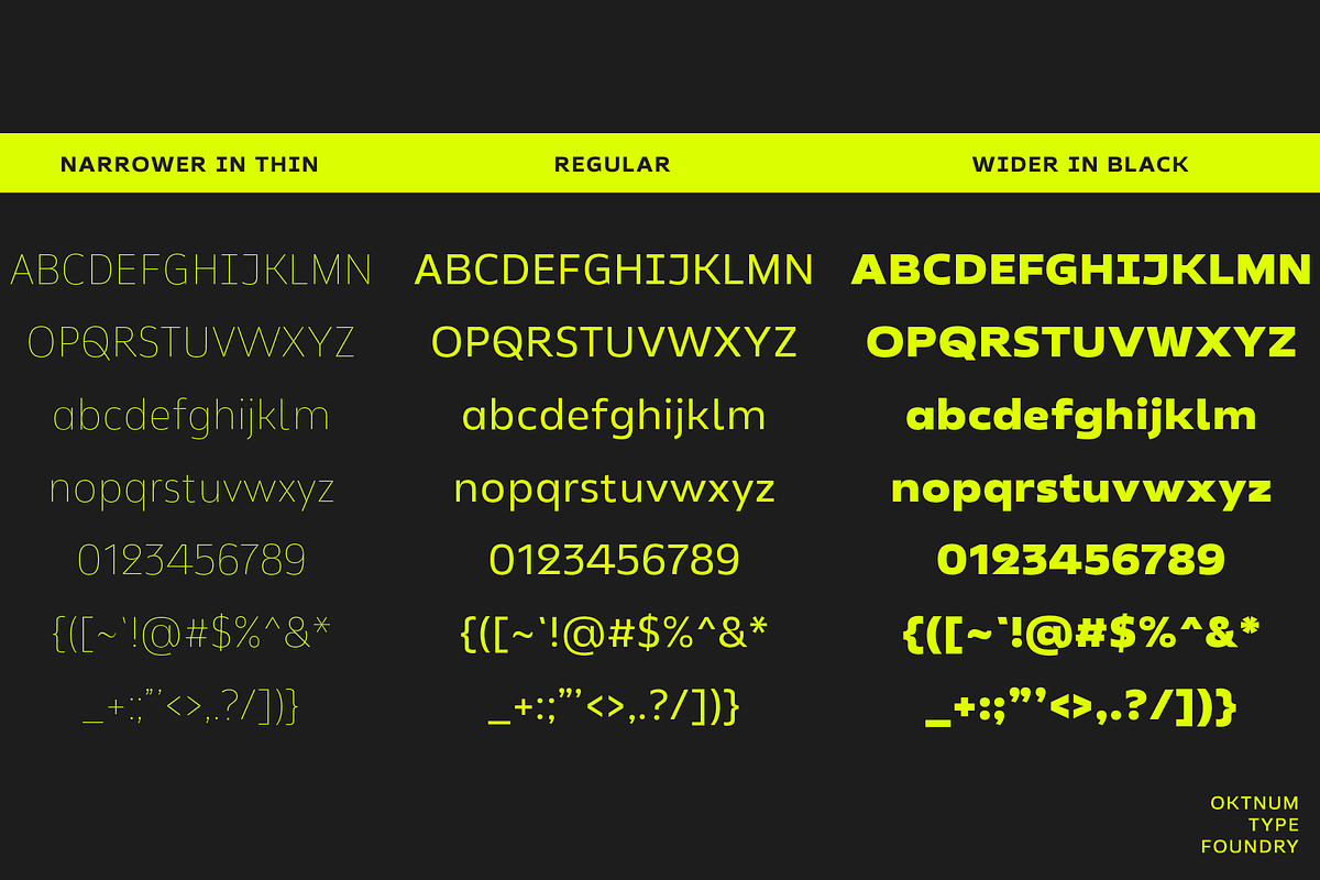 Baflion Sans +Variable Fonts, a Sans Serif Font by Oktnum Type Foundry (Photo 14 of 14)