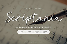 Scriptania | Hand Lettering Font