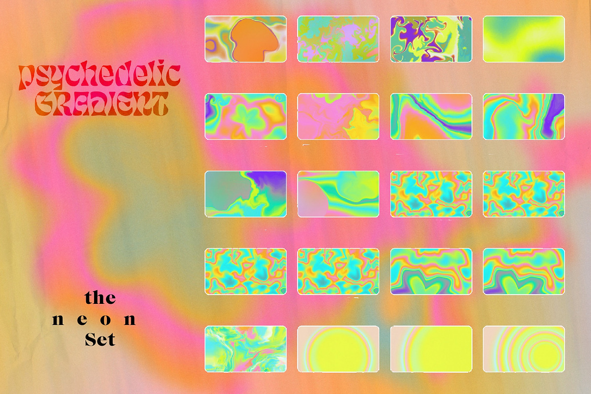 Psychedelic Gradient - 70s design, a Gradient Add-On by Dear Darling Design (Photo 13 of 15)