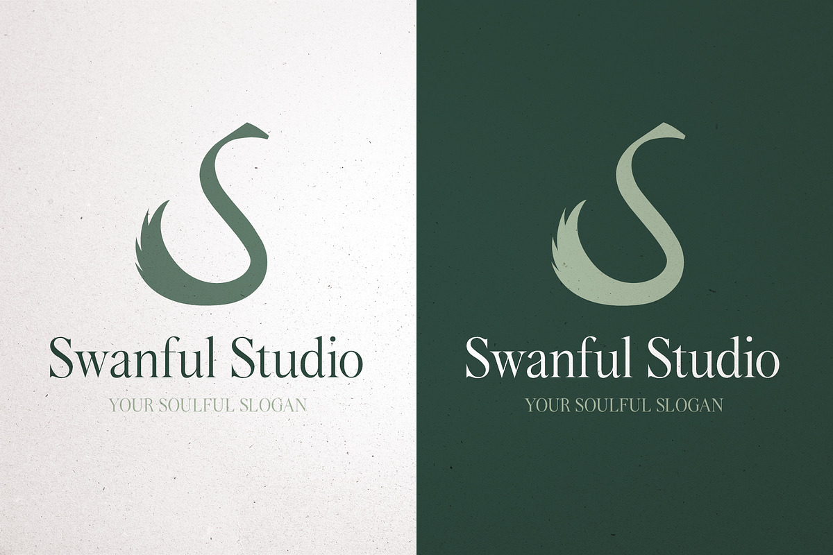 Swan Logo Template | Canva & AI preview 3
