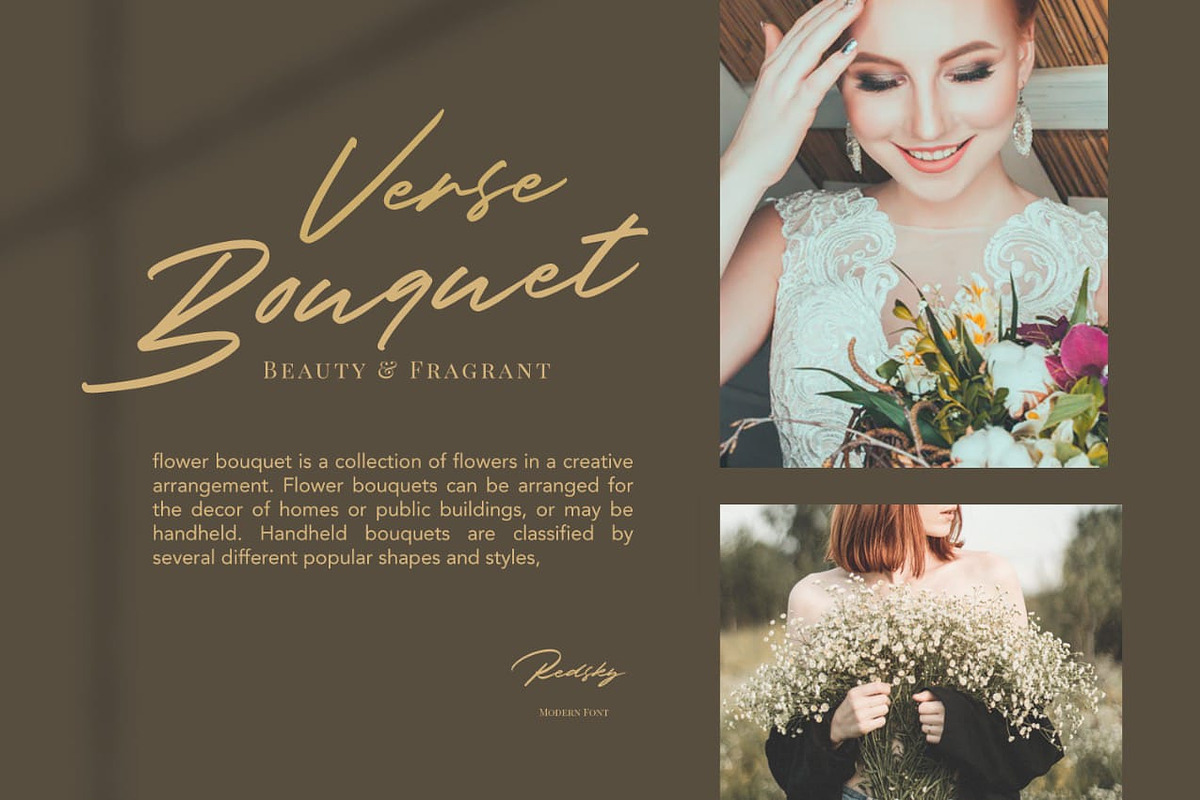 RedSky - Luxurious Signature, a Script Font by Masanis (Photo 9 of 16)
