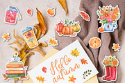 Autumn Stickers, a Seasonal Illustration by Anastasia Timosch (Thumbnail 3 of 5)