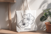 Hibiscus Line Art Illustration, a Decorative Illustration by Kusumaillustration (Thumbnail 6 of 6)