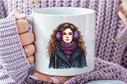 Watercolor Winter Girl Clipart, an Illustration by Libby Wishes (Thumbnail 4 of 6)