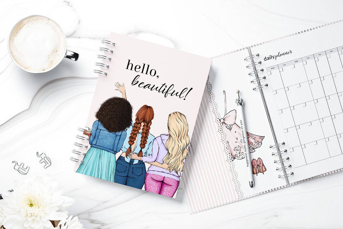Best Friend Portrait Creator, a Person Illustration by Pretty Little Lines