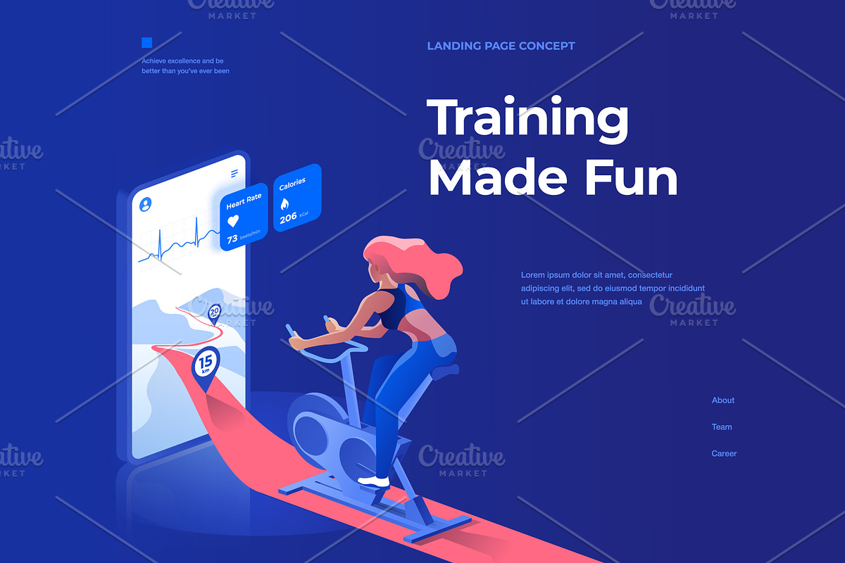 Isometric illustration kit - People, a Templates & Theme by Formfrom (Photo 11 of 34)