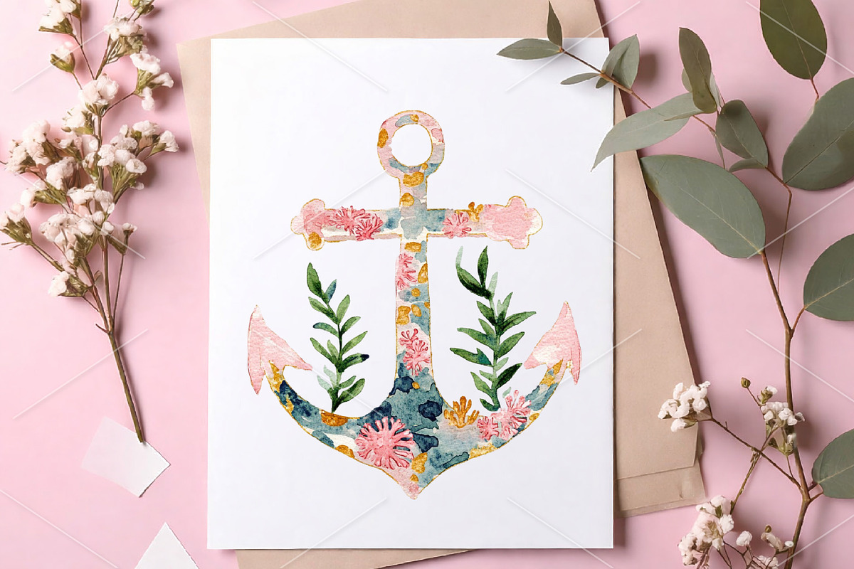 Watercolor Tropical Reef Clipart PNG, a Seasonal Illustration by Canvas Craft (Photo 7 of 7)