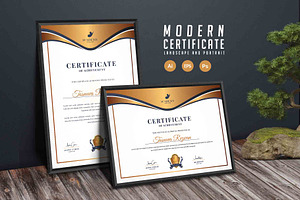 169. Modern Certificate Template