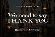Benstorm Obvious - Organic Serif, a Handwritten Font by Lettermine (Thumbnail 10 of 10)