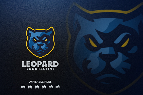 Leopard Head Logo preview 2