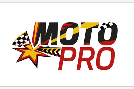 Motorsport brand, event logotype