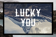 Lucky You Font, a Font by Rafa "Hueso" Miguel (Thumbnail 1 of 5)
