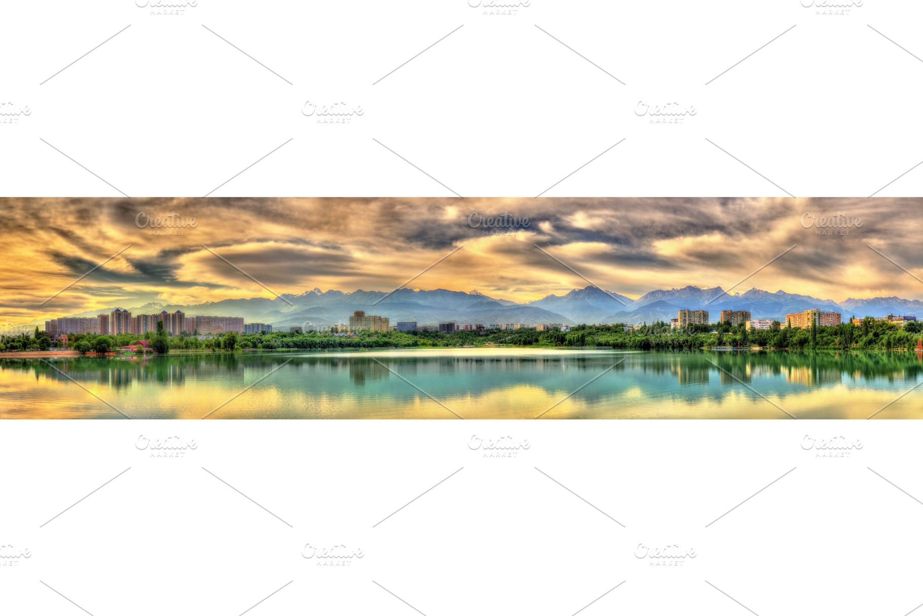 Sairan reservoir in almaty kazakhstan stock photo containing almaty and city, a Nature Photo by Leonid Andronov