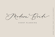 Adore Theory Modern Wedding Font, a Script Font by Mila Garret (Thumbnail 6 of 10)